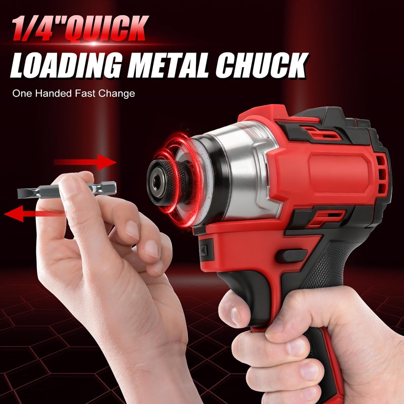 Gpaentsn 1/4" Impact Driver 1770 in-lbs for Milwaukee M18 with