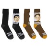 Bioworld The Office Crew Socks, Michael Scott And Dwight Schrute
