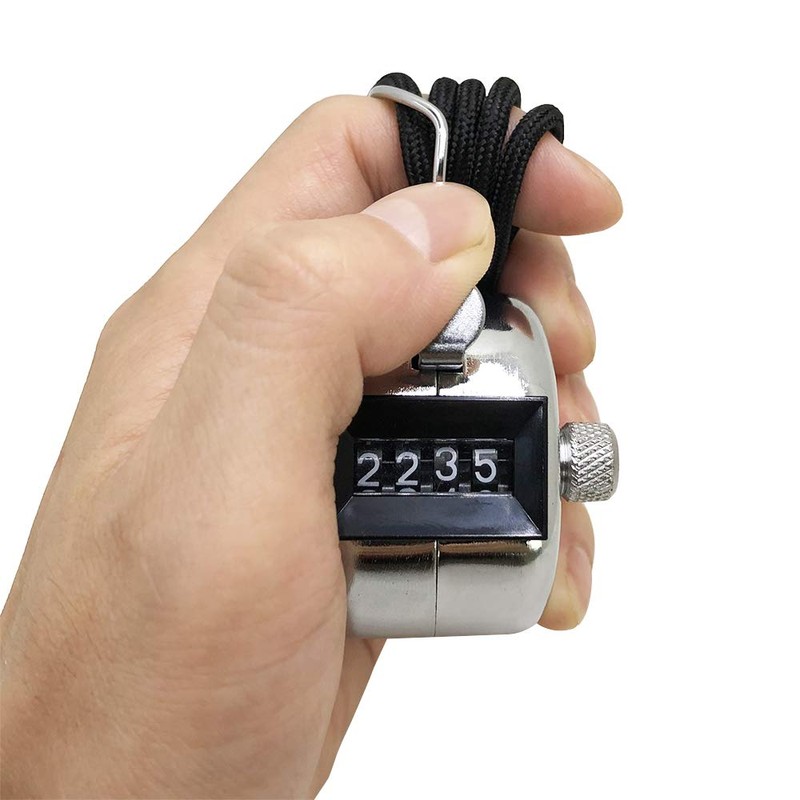 AFUNTA 4 PCS 4 Digit Hand Tally Counters Hand Held