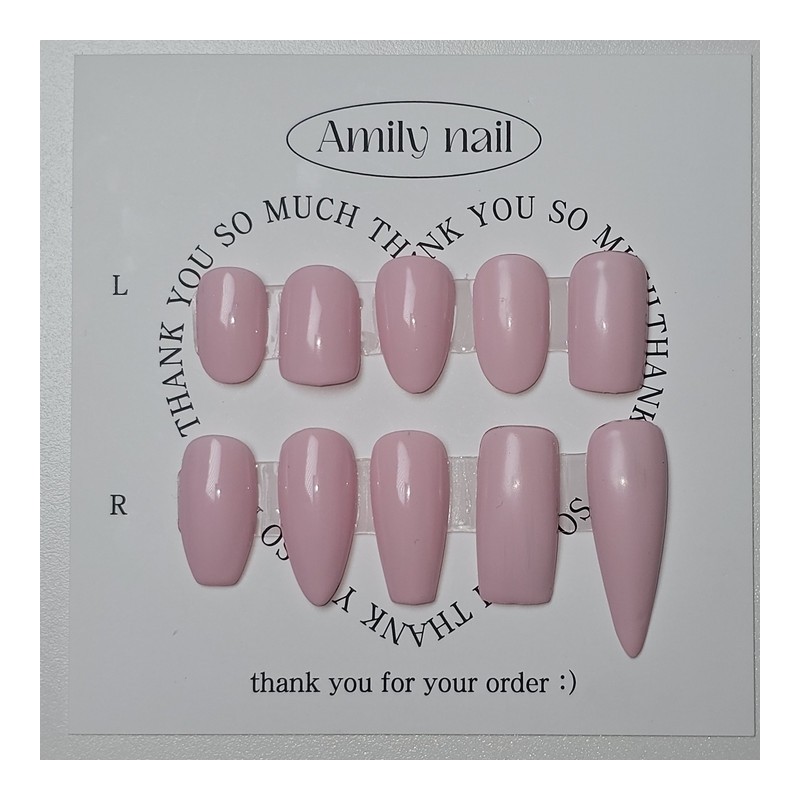 Sample Tip [Handmade Nail Tip] Emily Nail - Short Coffin