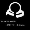 Quickun 3/8" Heavy Duty Double Snap Grip Nylon Hose Clamps