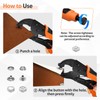 Heavy Duty Snap Fastener Tool, Snap Tool with 3 Dies,