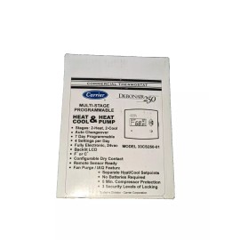 Carrier Multi-Stage Programmable Commercial Thermostat 33CS250-01 Debonair 250