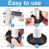 SGERUFZ Pack of 6 Heating Pipe Rosette Heating Pipe Cover,