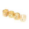 DYNWAVE About 100pcs Hair Links Hair Beads Dread Hair Beads