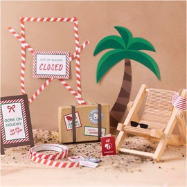 Mini Craft Set Gnome Door "On Holiday"