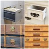 sourcing map Chest Handles, 10Pcs - Stainless Steel Folding Handle,