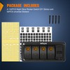 Nilight 4 Gang Rocker Switch Panel with PD Type C