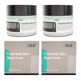 VGO Snail Mucin 92% Moisturizer Daily Face Gel Cream for Dry &Sensitive Skin,CleanserMoisture Moisturizer for Skin Daily Repair Hyaluronic Hydrating - Specification: 7-Fold Multi-Effect Repair Cream*2