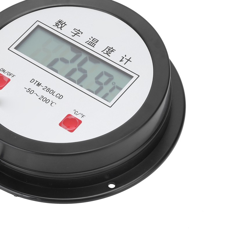 Digital Thermometer Auto Temperature Gauge Sensor with Probe for Fish
