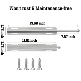 Closet Valet Rod, 11.8 inch Extending Valet Rod, Valet Rod For Closet Pull Out, Closet Valet Rod Slide Out With Installation Screws