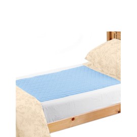 Kylie Premium Bed Pads for Single Bed, Blue, 3 Litre (Eligible for VAT Relief in The UK)