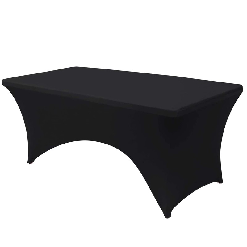 Time to Sparkle 6ft Stretch Spandex Table Cover for Rectangle