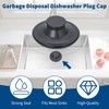 2 Pack Kitchen Sink Stopper, Garbage Disposal Dishwasher Plug Cap,