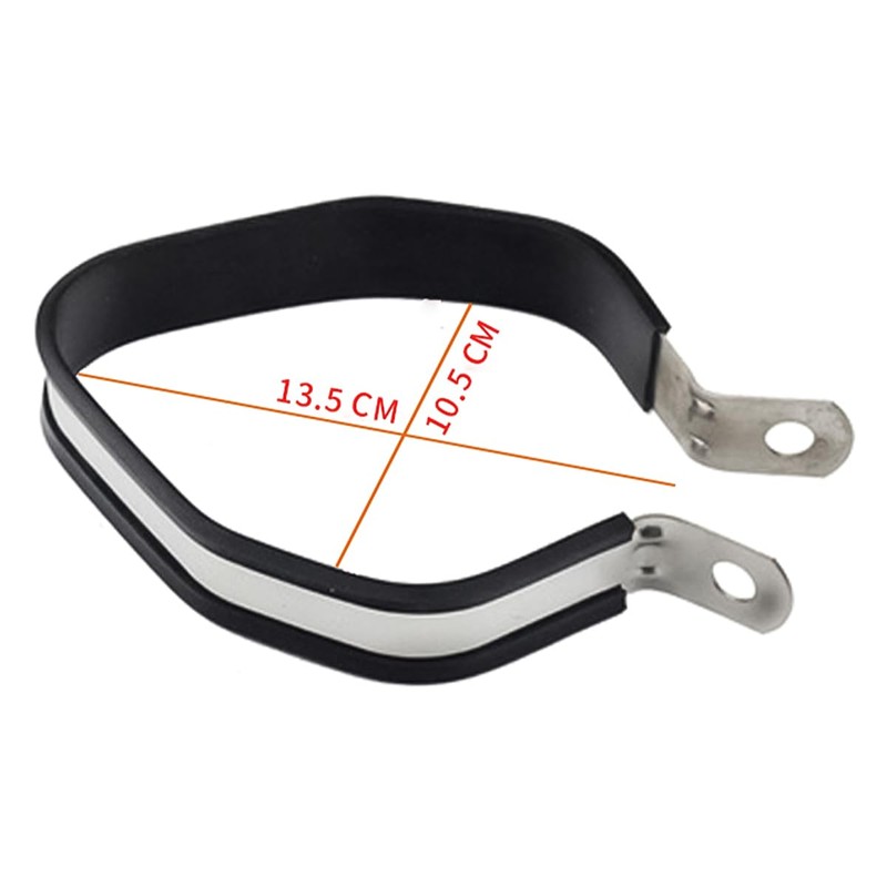 Ieron Motorcycle Exhaust Bracket, Motorcycle Hexagon Exhaust Silencer Hanger Mount