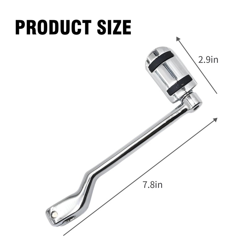 Hoypeyfiy Heel Toe Shift Pegs Front and Rear Levers Replacement