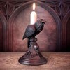 Gothic Candle Holder Resin Figurine Candlestick Stand Home Decor Accessory