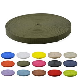 Roban Fashion Polypropylene Webbing, Length: 10 Metres, Pack of 1 - Available in Various Widths: 10 mm, 15 mm, 20 mm, 25 mm, 30 mm, 40 mm and 50 mm