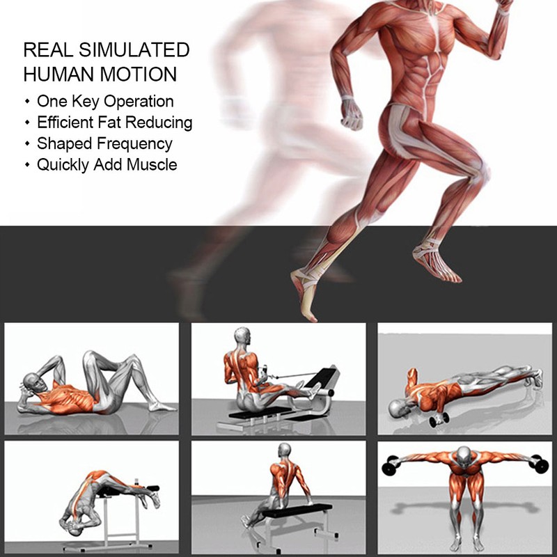 Muscle Stimulator Abdominal Muscle Patch USB Charging Smart Fitness Massager