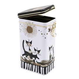 Fridolin Rosina Wachtmeister: Cats, Sepia Metal Storage Container with Lock