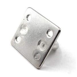 Square Ceiling Wall Mount Hook Heavy Duty Anchor 1/4" 6mm 304 Stainless Steel Great for Yoga Swings Hammocks/Boat Rigging/Marine Deck Hardware/Suspension Training Straps