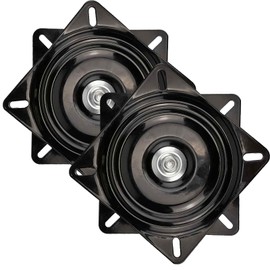AeKeatDa 2 Pack 10 Inch Heavy Duty Bar Stool Swivel Plate Replacement 360 Degree Swivel Square Turntable Base 10 Inch Ball Bearing Swivel for Swivel Chairs, bar Chairs, Rotating Brackets and More