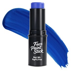 Blue Face Body Paint Stick, Blue Face Painting Halloween Makeup Party