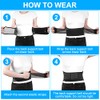 ACWOO Heated Back Support Belt, Self Heating Lower Back Support