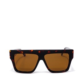 Cloe - Lente Solar Forma Cuadrada con Armazón de Acetato MultiColor para Mujer