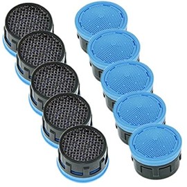 Neoperl Pack of 10 Internal Aerator for Taps Perlator Longlife for Tap M24 M22 Filter Kitchen Tap for Sink, Water Saving and Quick Connection