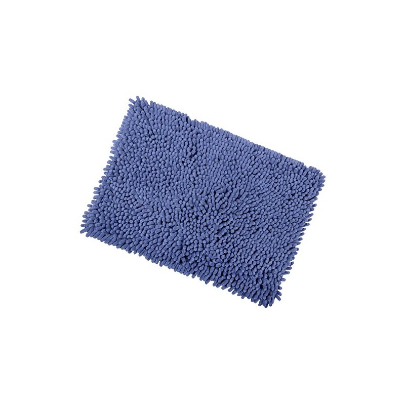 Delph Shaggy Microfibre Bathroom Shower Bath Mat Rug Non-Slip Backing