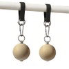 Grip balls for pull-ups, wooden pull-up balls, training set with