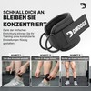 DMoose Fitness Foot Straps Cable Pull - Padded Gym Ankle