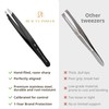 Beauty Power Professional Ultra-Precision Slant Tweezers for Women Facial Hair