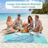 Zocipro Large Beach Blanket, 210 x 200cm Picnic Blanket for