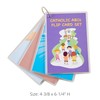 Catholic ABC Jumbo Flip Cards with Keyring, Educational Flash Card