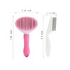Cat Brush with Release Button, universal for cats and dogs,