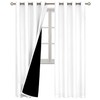 BGment Thermal Insulated 100% Blackout Curtains for Bedroom with Black