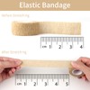 12pc-1 Inch Wide Skin Colour Elastic Self- Adhesive Bandage Finger
