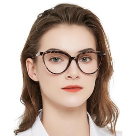 MARE AZZURO Large Reading Glasses 1.25+ Women Large Cat Eye Readers 1.00 1.25 1.50 1.75 2.00 2.25 2.50 2.75 3.00 3.50 4.00 5.00 6.00 (Leopard, 125)