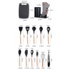 DANFFI - Kitchen Utensils Set - Silicone Cooking Utensils, Non-Toxic