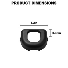 seork 42-38-0143 No-Mar Pad Brad Nailer Rubber Tip Replacement (3 Pcs) Fits for Milwaukee M18 16-Gauge Angled Finish Nailer 2741-20