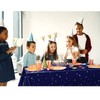 Oudain 6 Pcs Space Tablecloth Decorations Plastic Galaxy Table Cloth