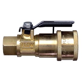 JR Products 07-30435 Coupler with Shut-Off