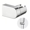 Shower Head Holder, Universal 360°Adjustable Angle Chrome Plated Shower Bracket,