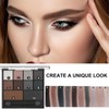 Fychuo Smokey Eyeshadow Palette Black Eyeshadow Grey Eye Shadow Pallets