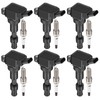 BDFHYK 6 Ignition Coil Pack UF863 and 6 Iridium Spark