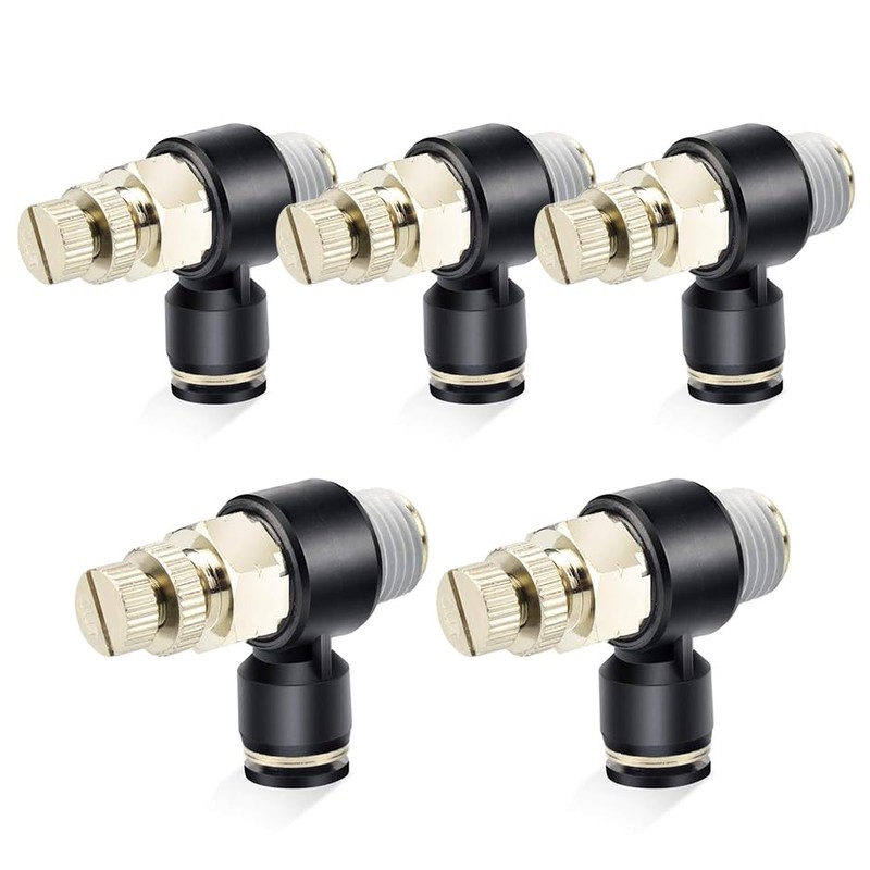 TAILONZ PNEUMATIC 2 Pack SL6-02 Push to Connect Air Line