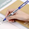 FRIUSATE 24 Pieces Rollerball Pen, 0.5mm Black Blue Gel Pens
