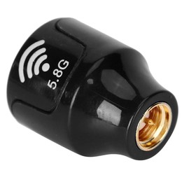 5.8Ghz 3dBi RHCP Antenna, Easy to Install Short Omni FPV High Gain Antennas for FPV Racing Drone RC Parts Accessory (Black)